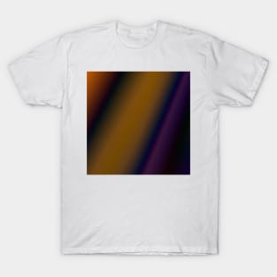 BROWN BLUE ABSTRACT TEXTURE ART T-Shirt